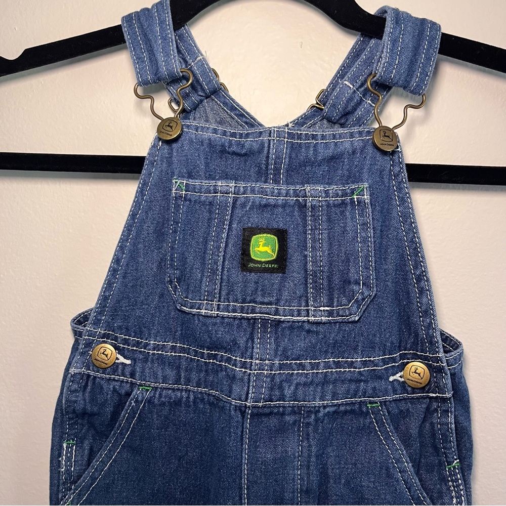 John Deere • Kids Long Denim Overalls - Picture 1 of 4